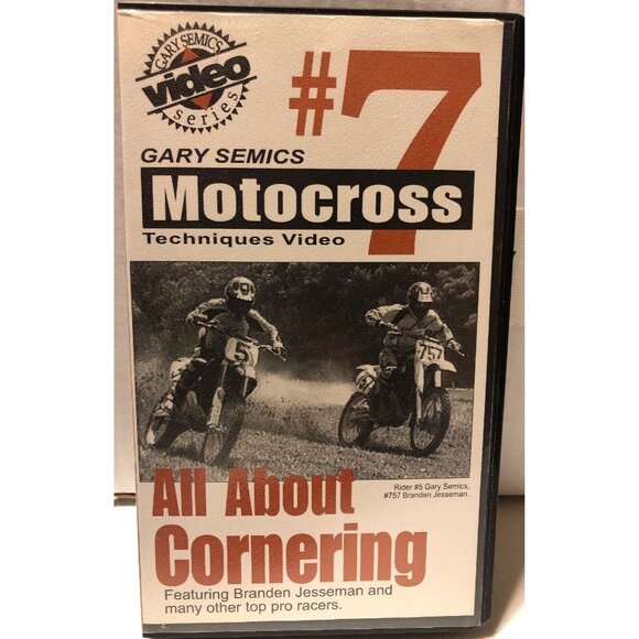 Gary Semics Other - Gary Semics Motocross Techniques VHS #7 All About Cornering Vtg 1998